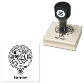 Clan Forrester Wappen Gummistempel (Stempel)