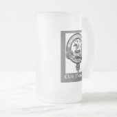 Clan Forrester Wappen Mattglas Bierglas (VorderseiteRechts)