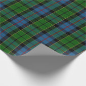 Clan Forsyth Forsythe ScottishTartan Geschenkpapier (Ecke)