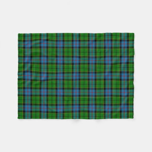 Clan Forsyth Tartan Fleecedecke (Vorderseite (Horizontal))