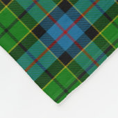 Clan Forsyth Tartan Fleecedecke (Ecke)