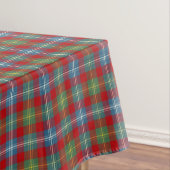 Clan Foster Light Blue und Red Scottish Tartan Tischdecke (Beispiel)