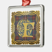 Clan Fraser alte Tartan-Tasse Silbernes Ornament (Links)