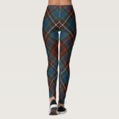 Clan Fraser alter Tartan - gedreht Leggings (Rückseite)