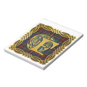 Clan Fraser Ancient Tartan Tasse Notizblock (Rotiert)