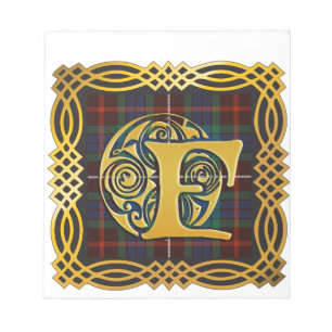 Clan Fraser Ancient Tartan Tasse Notizblock