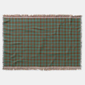 Clan Fraser Brown und Green Hunting Tartan Decke (Vorderseite)