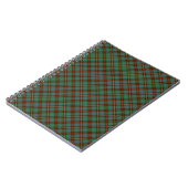 Clan Fraser Brown und Green Hunting Tartan Notizblock (Linke Seite)