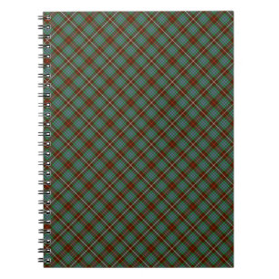 Clan Fraser Brown und Green Hunting Tartan Notizblock