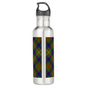 Clan Fraser Hunting Tartan Edelstahlflasche (Rückseite)