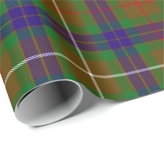 Clan Fraser Hunting Tartan Geschenkpapier (Rolleneckpunkt)