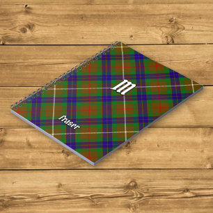 Clan Fraser Hunting Tartan Notebook Notizblock