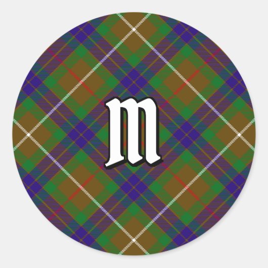 Clan Fraser Jagd Classic Round Sticker (Vorderseite)