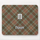 Clan Fraser Jagd gewitterter Tartan Mouse Pad Mousepad (Vorne)