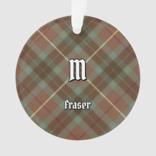Clan Fraser Jagd gewitterter Tartan Ornament