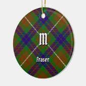 Clan Fraser Jagd Keramik Tartan Ornament (Links)