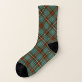 Clan Fraser Jagd Tartan Brown und Green Kariert Socken (Links - Außen)