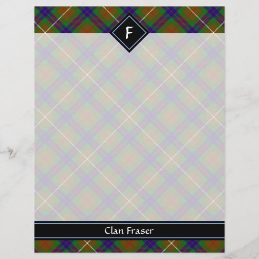 Clan Fraser Jagd Tartan Flyer (Hinten)