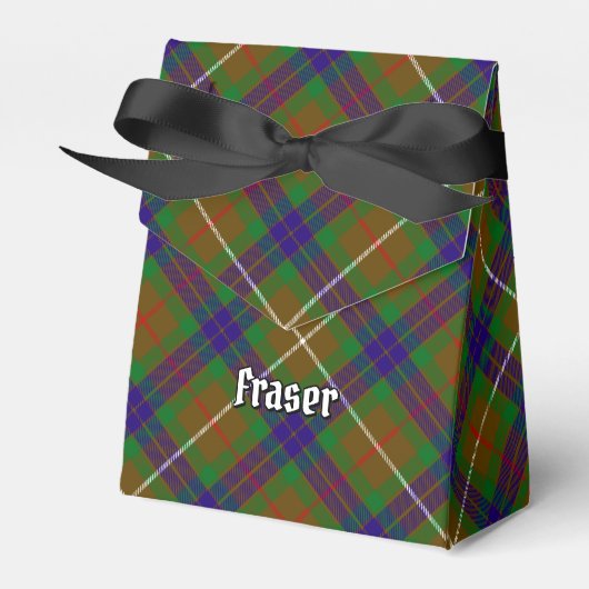 Clan Fraser Jagd Tartan Gevor Box Geschenkschachtel (Vorderseite)
