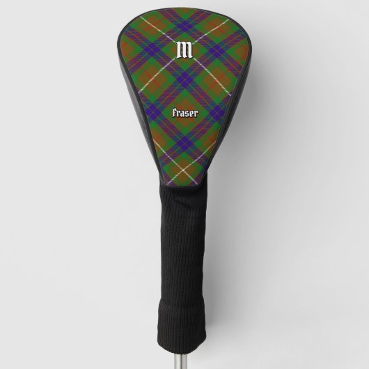 Clan Fraser Jagd Tartan Golf Head Cover Golf Headcover (Vorderseite)