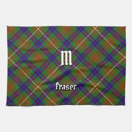 Clan Fraser Jagd Tartan Küchentuch (Horizontal)