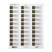 Clan Fraser Jagd Tartan Label (Vorne)