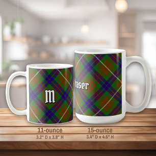 Clan Fraser Jagd Tartan Tasse
