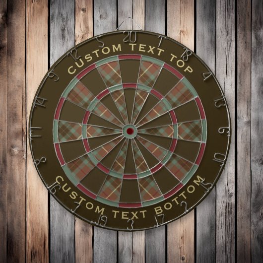 Clan Fraser Jagd Wetter Tartan Dart Board Dartscheibe