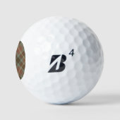 Clan Fraser Jagd Wetter Tartan Golf Balls Golfball (Logo)