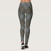 Clan Fraser JagdTartan - gedreht Leggings (Rückseite)