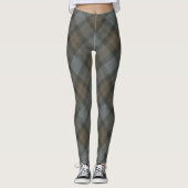 Clan Fraser JagdTartan - gedreht Leggings (Vorderseite)