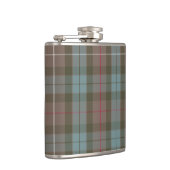 Clan Fraser JagdTartan verwittert Flachmann (Rechts)