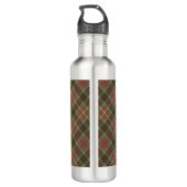 Clan Fraser Junting Tartan Edelstahlflasche (Rückseite)