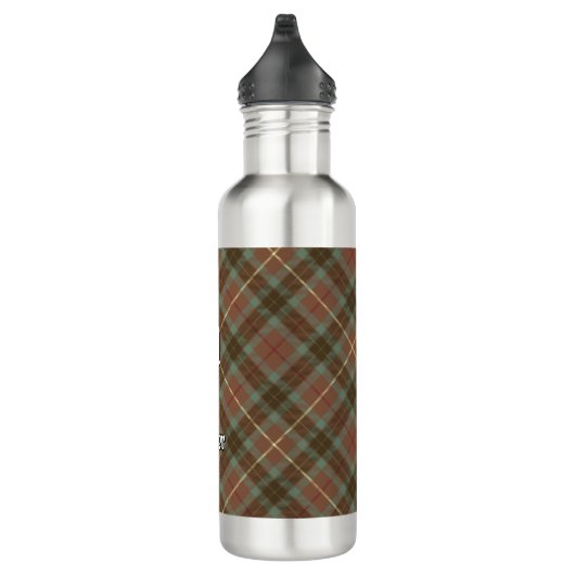 Clan Fraser Junting Tartan Edelstahlflasche (Rechts)