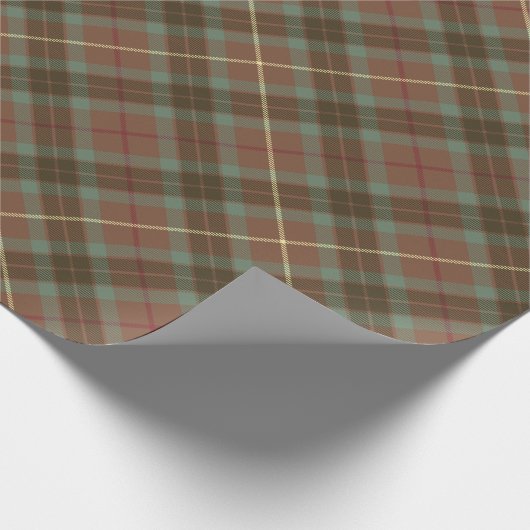 Clan Fraser Junting Tartan Geschenkpapier (Ecke)