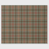 Clan Fraser Junting Tartan Geschenkpapier (Flach)