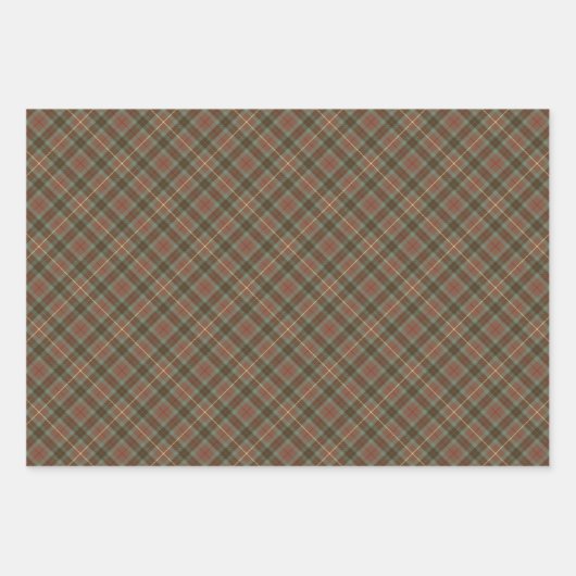 Clan Fraser Junting Tartan Geschenkpapier Set (Vorderseite 2)