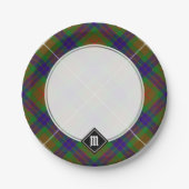 Clan Fraser Junting Tartan Paper Tellers Pappteller (Vorderseite)