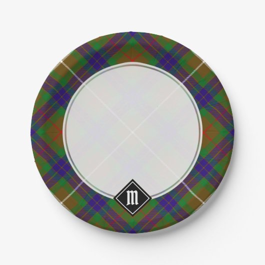 Clan Fraser Junting Tartan Paper Tellers Pappteller (Vorderseite)