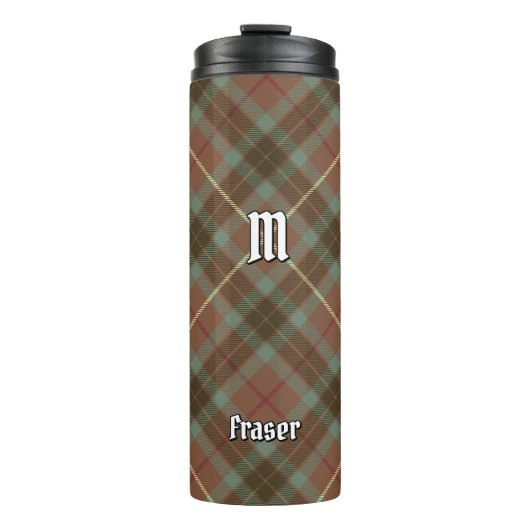 Clan Fraser Junting Tartan Thermosbecher (Vorderseite)