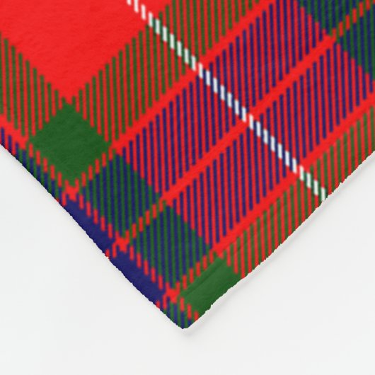 Clan Fraser Modern Clan Abzeichen Tartan Kariert Fleecedecke (Ecke)