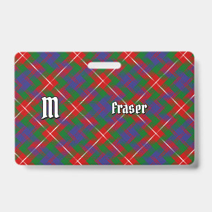 Clan Fraser of Lovat Tartan-Abzeichen Ausweis