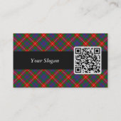 Clan Fraser of Lovat Tartan Business Card Visitenkarte (Rückseite)
