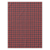 Clan Fraser Red and Navy Modern Scottish Tartan Tischdecke (Vorderseite)