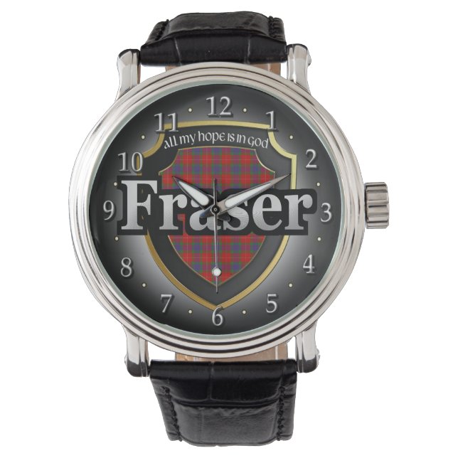 Clan Fraser Scotland Celebration Watch Armbanduhr (Vorderseite)