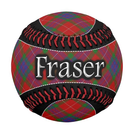 Clan Fraser Scottish Dream Tartan Baseball (Vorderseite)