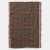 Clan Fraser Scottish Highland Tartan Decke (Vorderseite Vertikal)