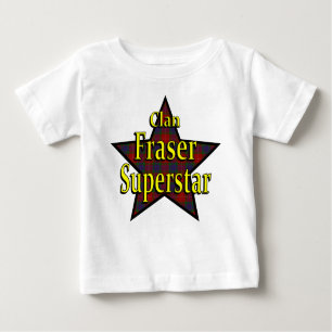 Clan Fraser Superstar-Säuglings-T - Shirt
