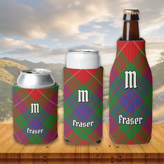Clan Fraser Tartan Can Cooler Dosenkühler