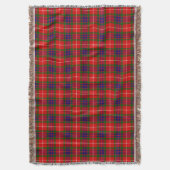 Clan Fraser Tartan Decke (Vorderseite Vertikal)